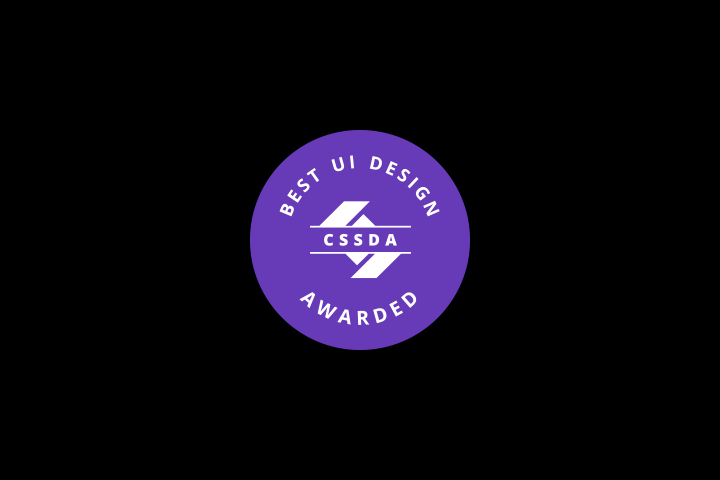 CSS Design Awards UI